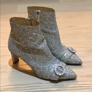 Glitter jimmy choo booties